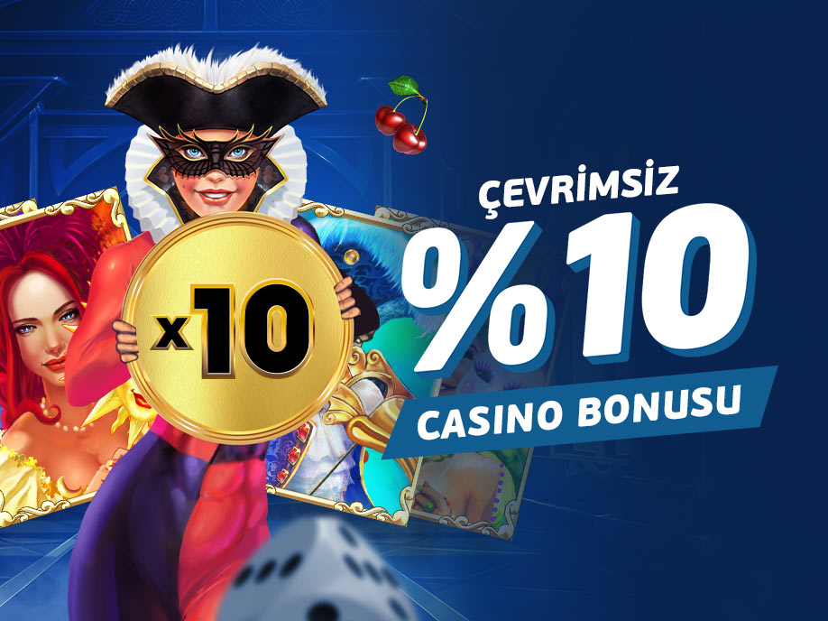 %10 Çevrimsiz Casino Bonusu 500TL