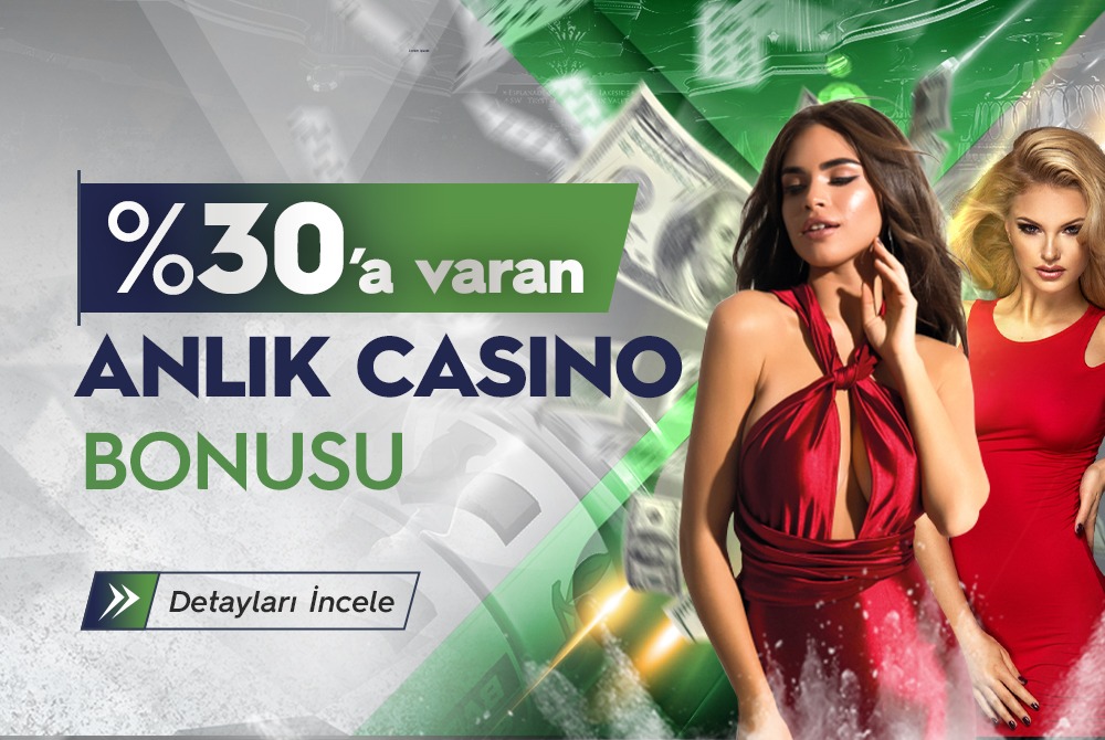 %30'A KADAR ANLIK CANLI CASINO DİSCOUNT