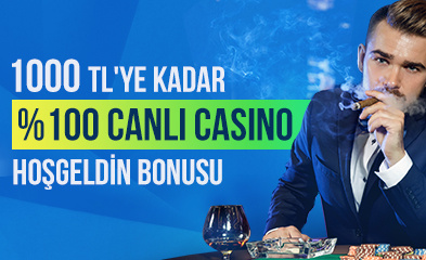 %100 Casino Hoşgeldin Bonusu
