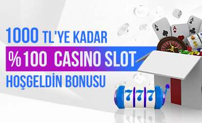 %100 Slot Hoşgeldin Bonusu