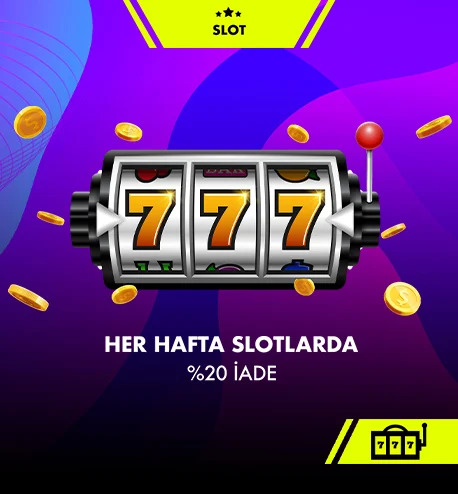 %20 İADE SLOTLARDA