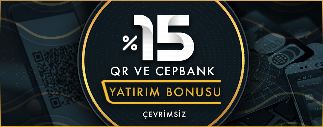 %15 ÇEVRİMSİZ QR/CEPBANK BONUSU