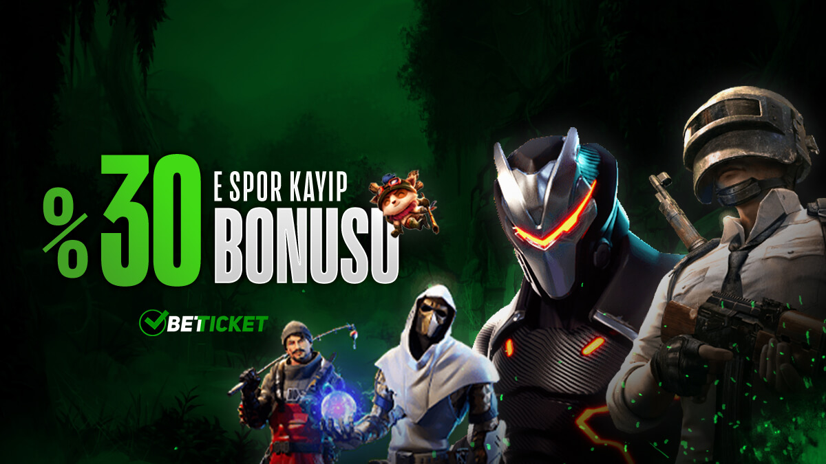 %30 E-Spor Kayıp Bonusu
