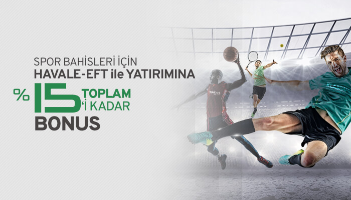 %15 Havale Yatırım Bonusu
