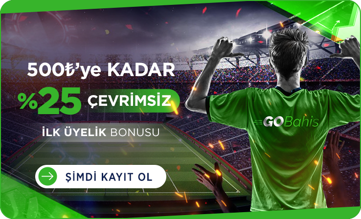%25 Çevrimsiz İlk Üyelik Bonusu