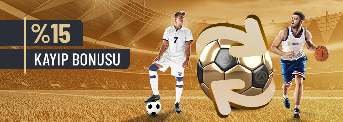 %15 Spor Kayıp Bonusu!