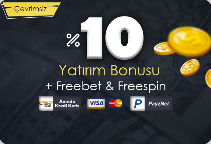 %10 Çevrimsiz Yatırım Bonusu