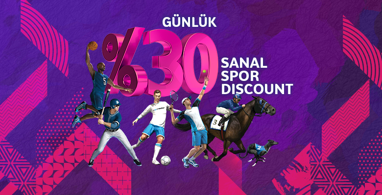 Günlük %30 Sanal Spor Discount