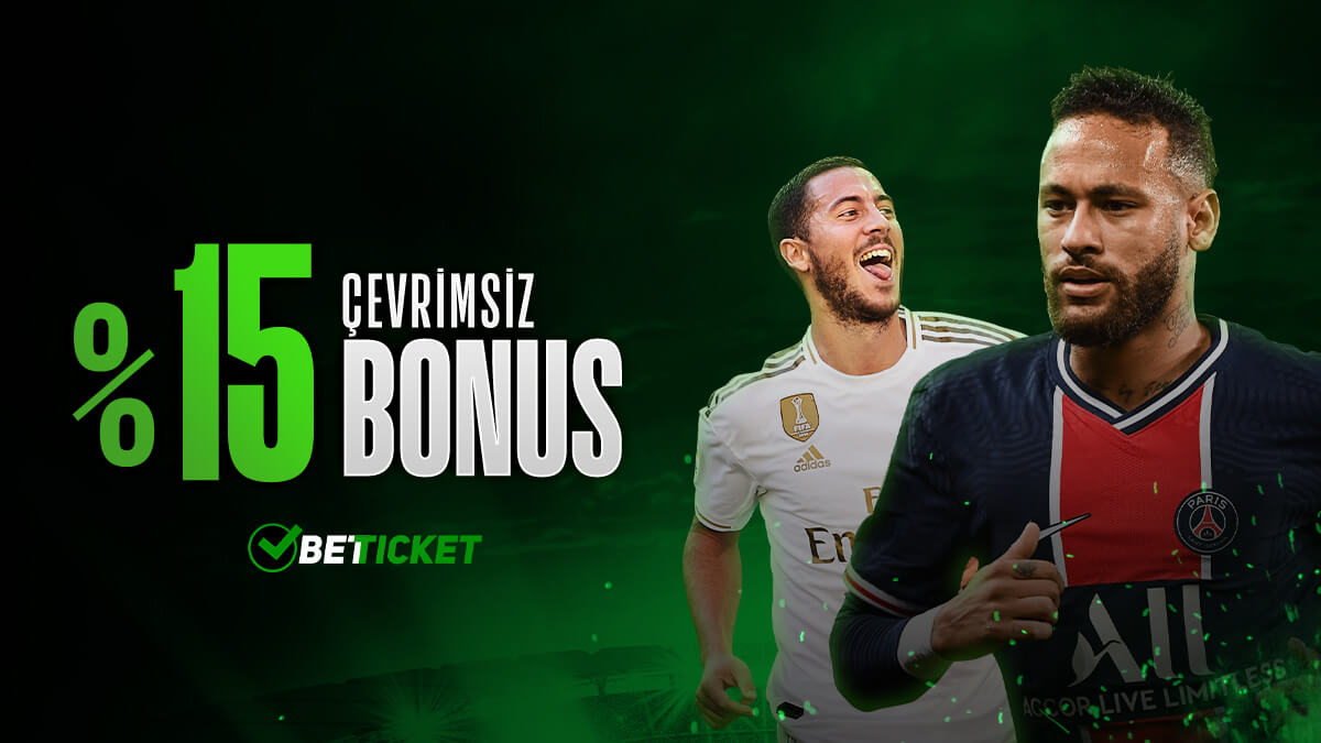 %15 Çevrimsiz Yatırım Bonusu