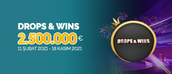 Pragmatic Play Drops & Wins Serisi Toplam Ödül Havuzu 2.500.000€