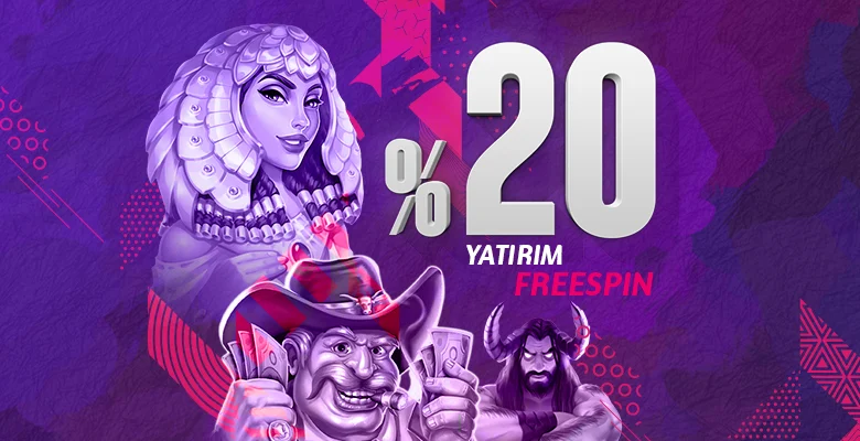 %20 YATIRIM FREESPİNİ