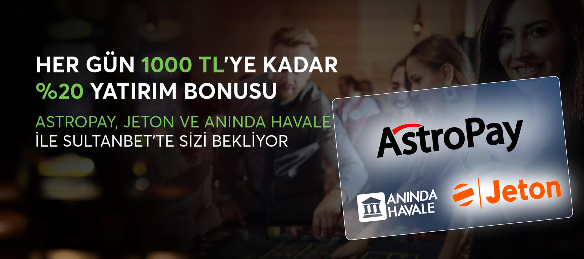 Her Gün 1000 TL'ye Kadar %20 Bonus Fırsatı!