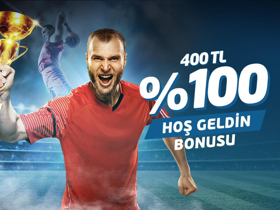 Hoş geldin Bonusu %100 400 TL