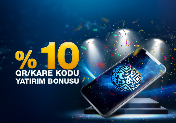 %10 QR Kod Yatırım Bonusu!