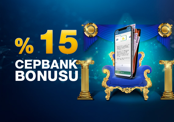 %15 Cepbank Yatırım Bonusu!