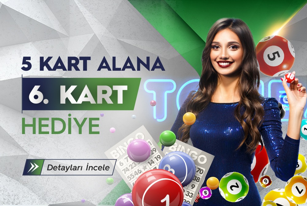 TOMBALA' DA 5 KART ALANA 6. KART HEDİYE!