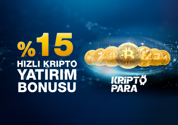 %15 Hızlı Kripto Yatırım Bonusu!