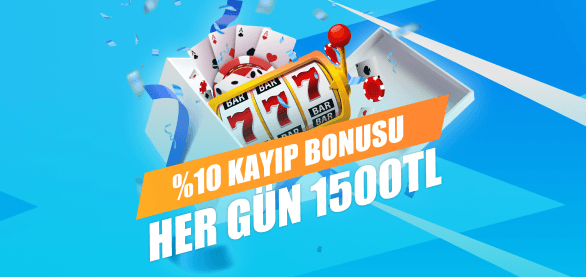 CASİNO'DA HER GÜN %10 KAYIP BONUSU