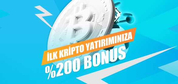 İLK KRİPTO YATIRIMINIZA %200 YATIRIM BONUSU