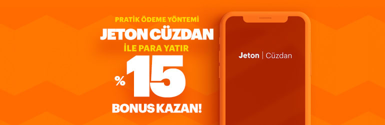 %15 Jeton cüzdan bonusu