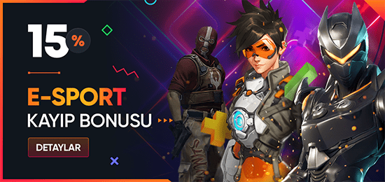 Esport Oyunlarında %15 Discount