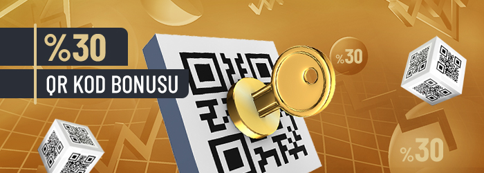 %30 QR Kod Yatırım Bonusu!