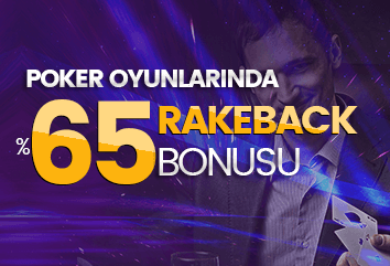%65 RAKEBACK BONUSU