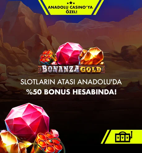 %50 BONUS BONANZA GOLD OYUNUNDA