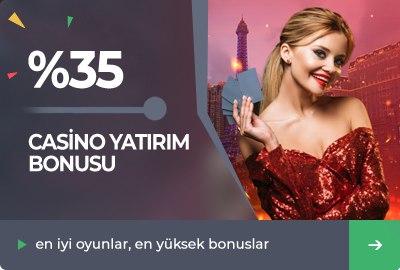 %35 Canlı Casino Yatırım Bonusu