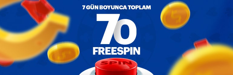İlk para yatırmana 70 Freespin