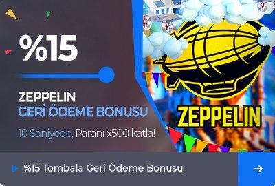 %15 Zeppelin Kayıp Bonusu