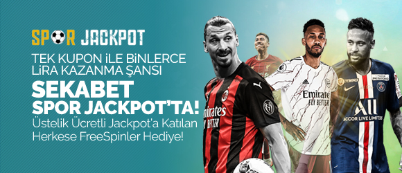 TEK KUPONLA BINLERCE LIRA KAZANMA ŞANSI SEKABET SPOR JACKPOT'TA!