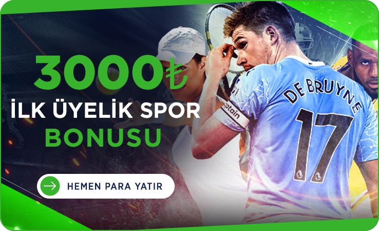 3000 TL İlk Yatırım Bonusu