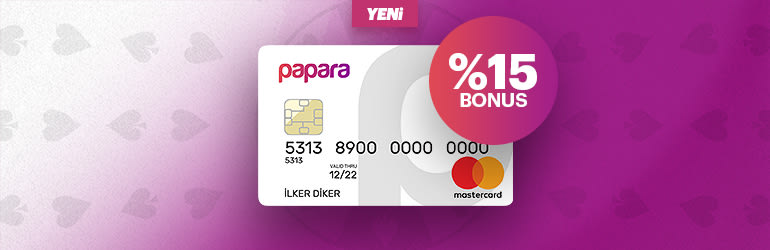 Papara %15 Bonus