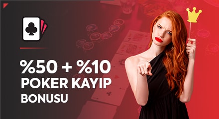 %10 POKER DISCOUNT BONUSU