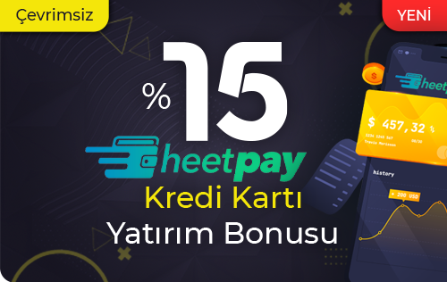 %15 ÇEVRİMSİZ HEETPAY KREDİ KARTI YATIRIM BONUSU