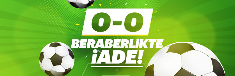 0-0 beraberlik iade bonusu