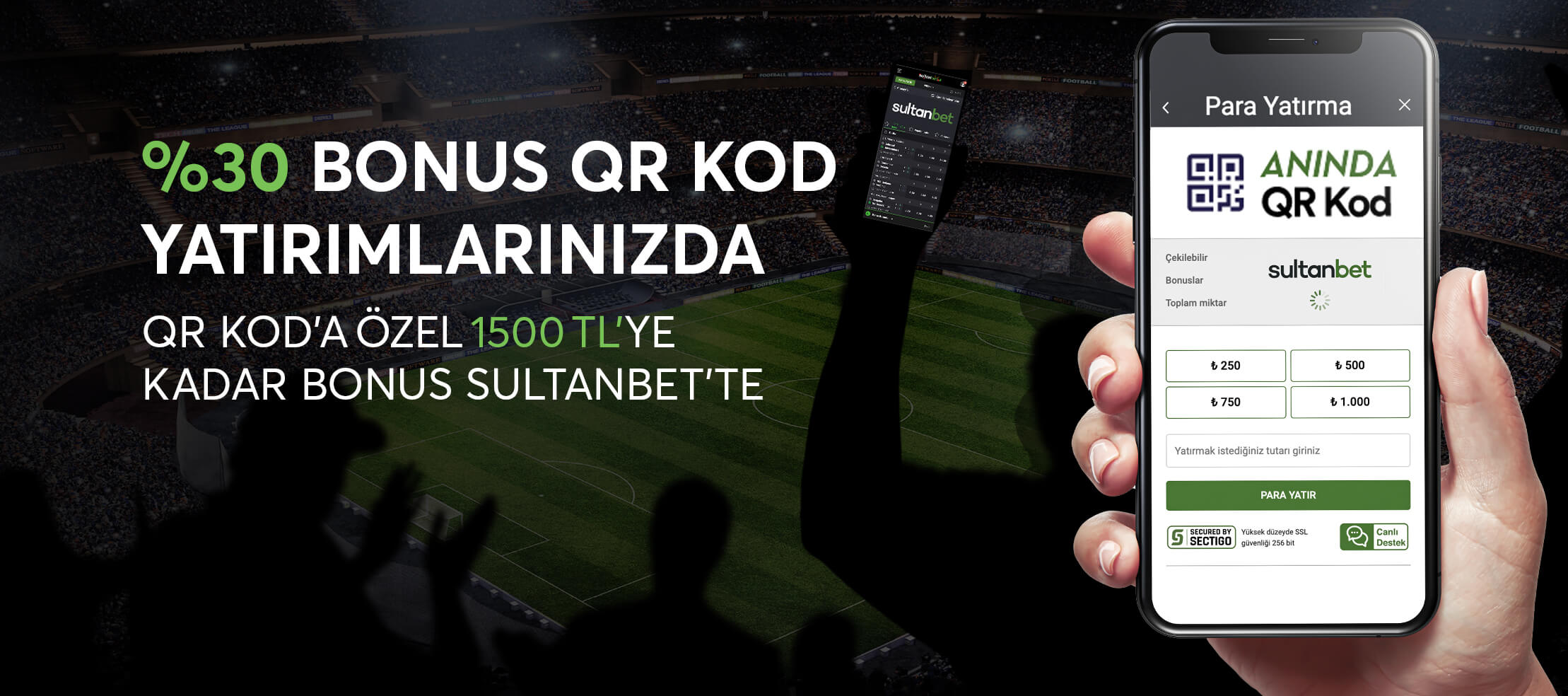 1500 TL Bonus Fırsatı QR Kod Yatırımlarında!