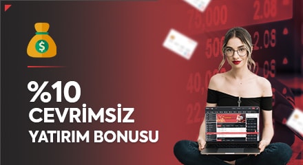 %10 ÇEVRİMSİZ YATIRIM BONUSU