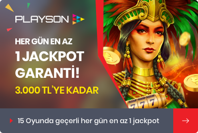 Playson Her Gün Mini ve Mega Jackpot