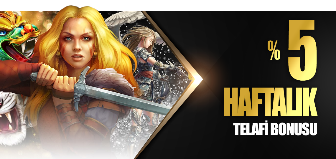 %5 Haftalık Telafi Bonusu