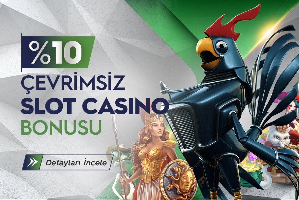 %10 Çevrimsiz Slot Casino Yatırım Bonusu