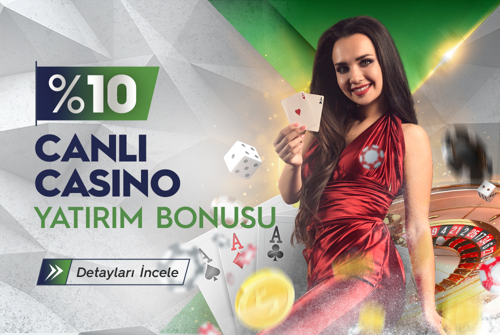 %10 Çevrimsiz Canlı Casino Yatırım Bonusu