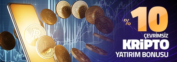 %10 Çevrimsiz Kripto Yatırım Bonusu