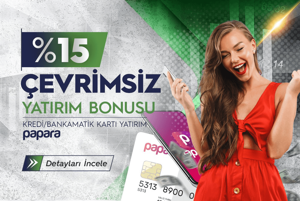 %15 ÇEVRİMSİZ BONUS