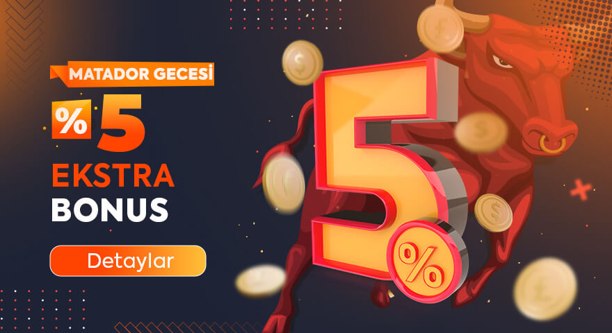 +%5 yatırım bonusu