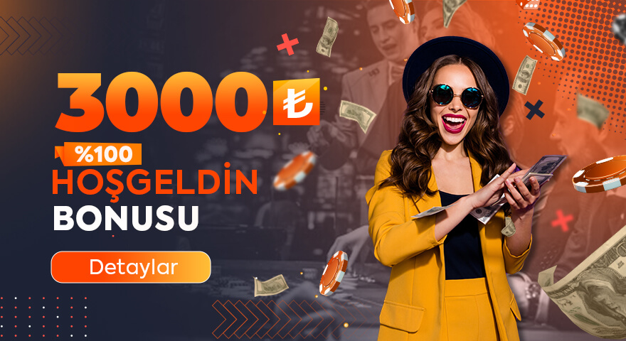 %100 3000 TL İlk Yatırım Bonusu