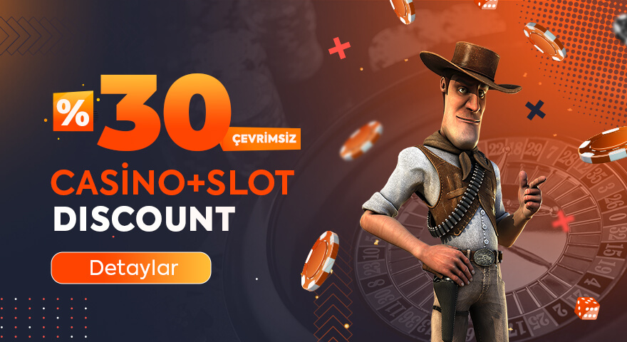 %30 Canlı Casino ve SLOT Kayıp Bonusu
