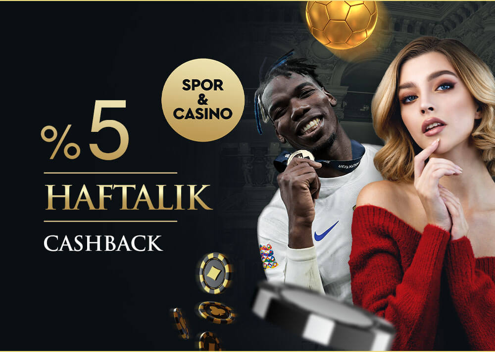 PASHA HAFTALIK CASHBACK BONUSU