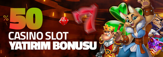 %50 Slot Yatırım Bonusu